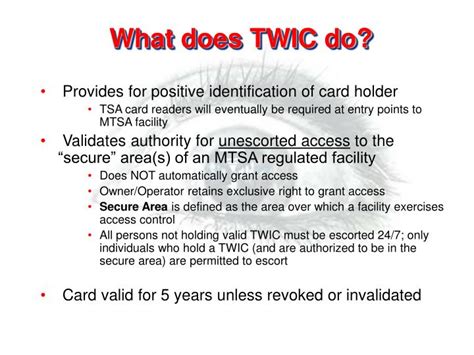 twic identification program